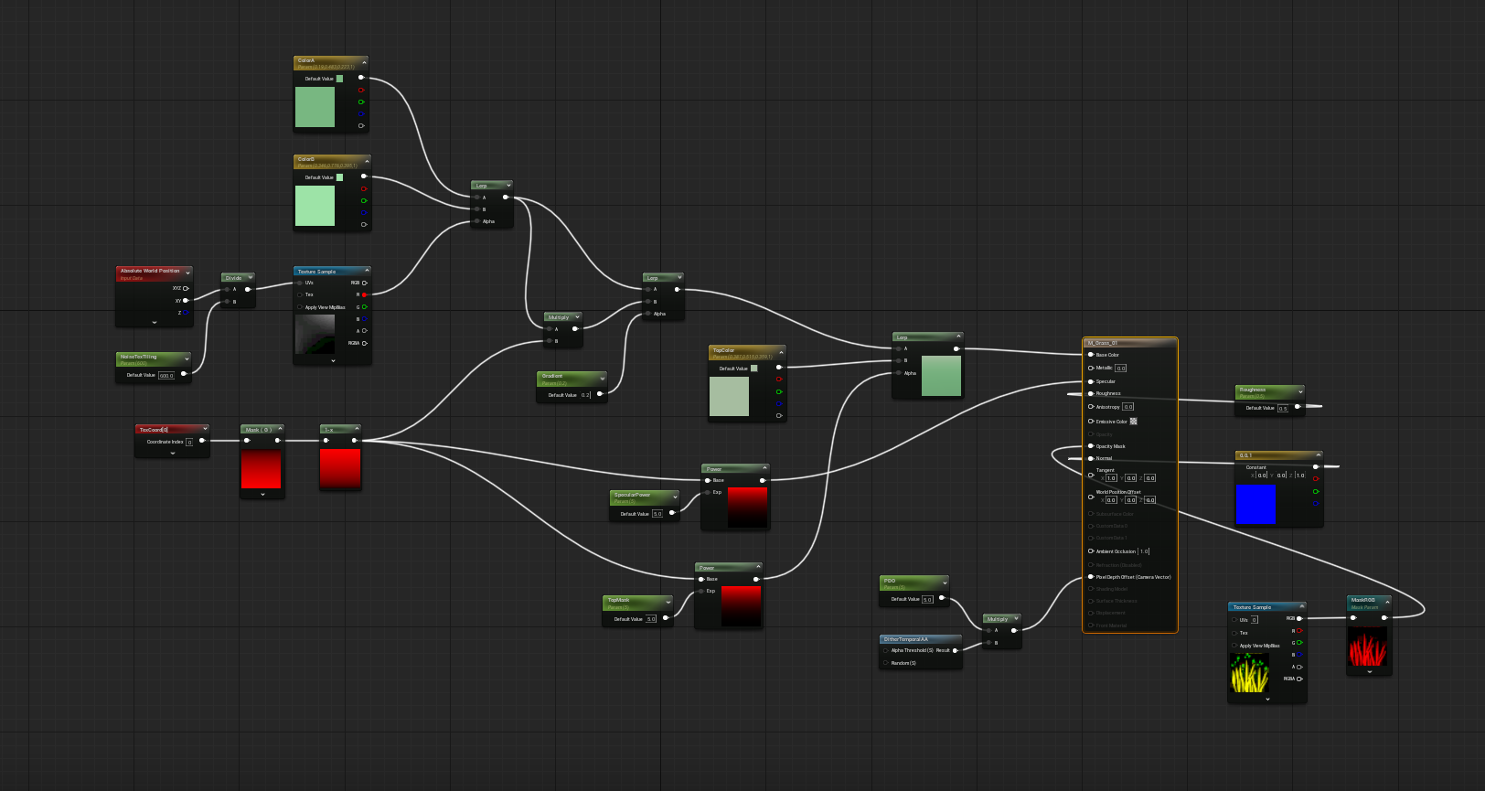 Unreal Material Setup
